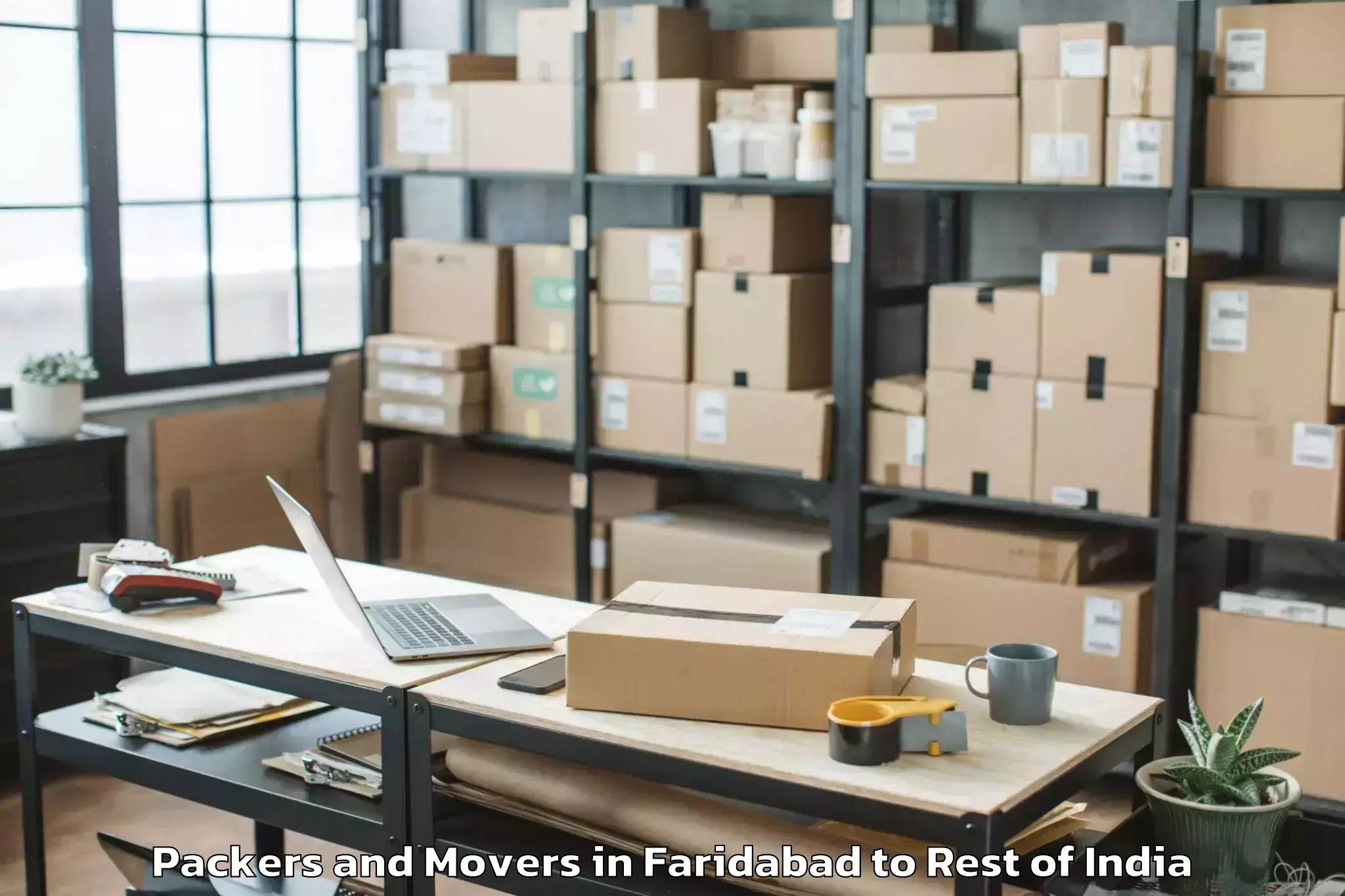 Quality Faridabad to Zari Packers And Movers